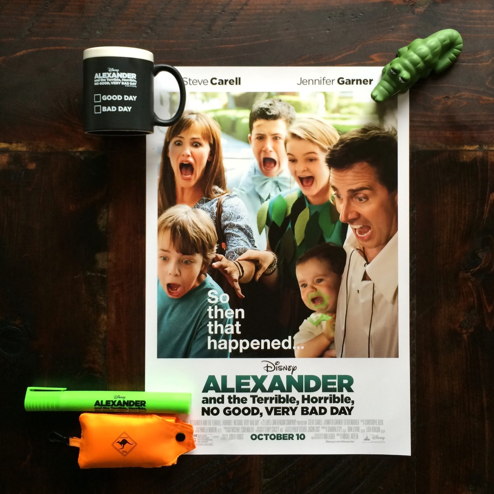 Alexander and the Terrible Horrible No Good Very Bad Day prize pack Giveaway