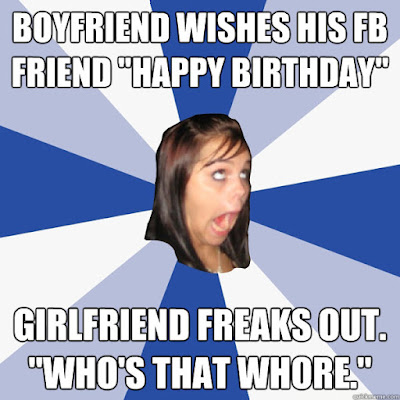 Happy Birthday Wishes for Girlfriend: boyfriend wishes his fb friend 