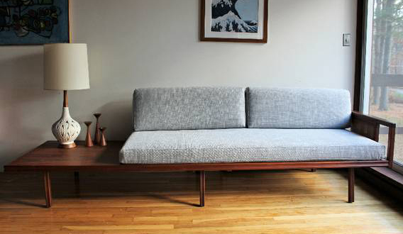 Blue Lamb Furnishings Mid Century Modern Daybed Sofa Sold Blue Lamb Furnishings Mid Century Modern Daybed Sofa Sold