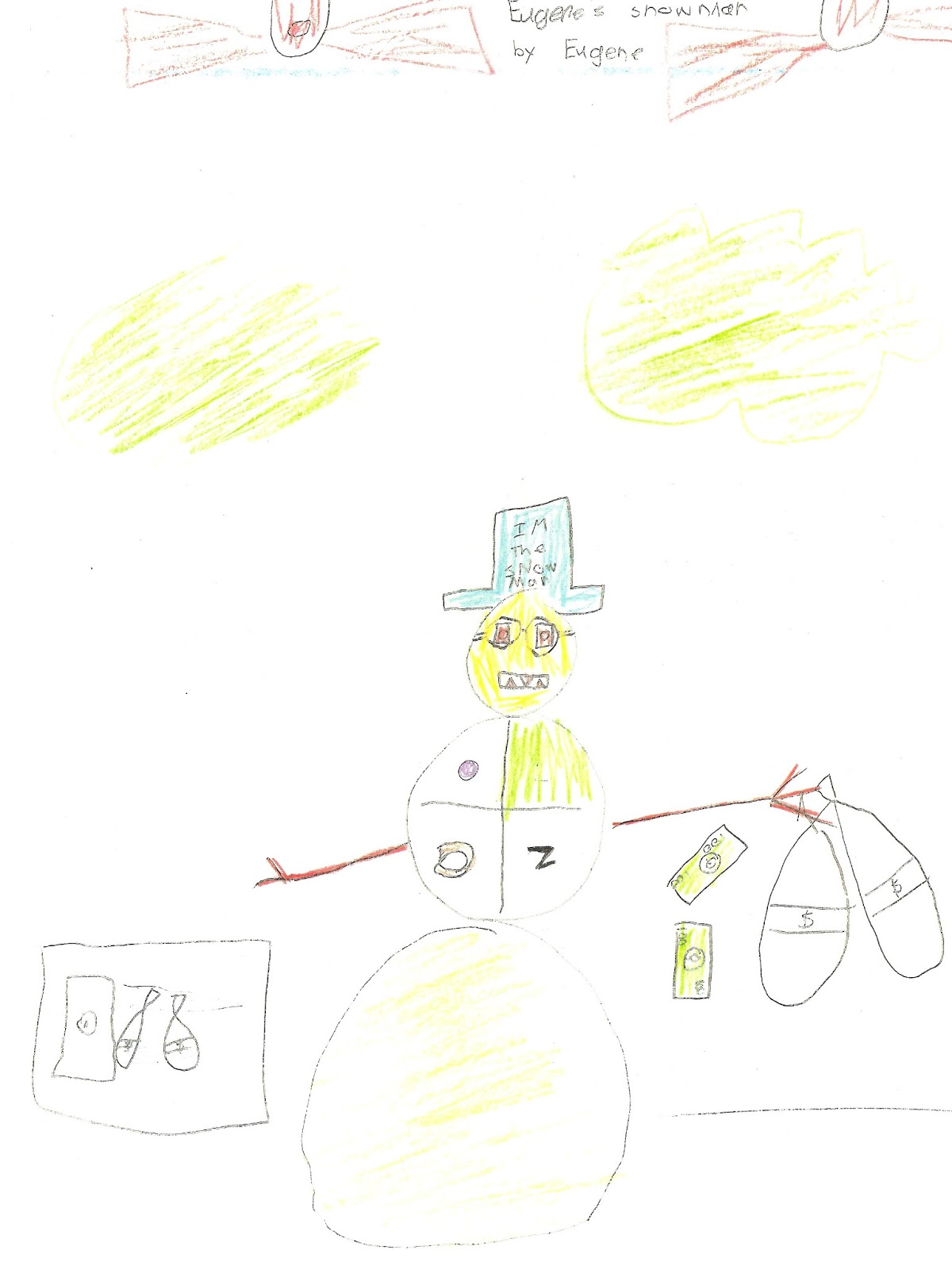 Mrs. Huff's Stuff: Authors and Artists Writing Club!: The Snowman Draw ...