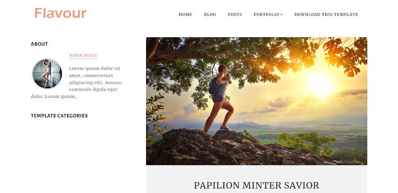 Flavour Free Blogger Template