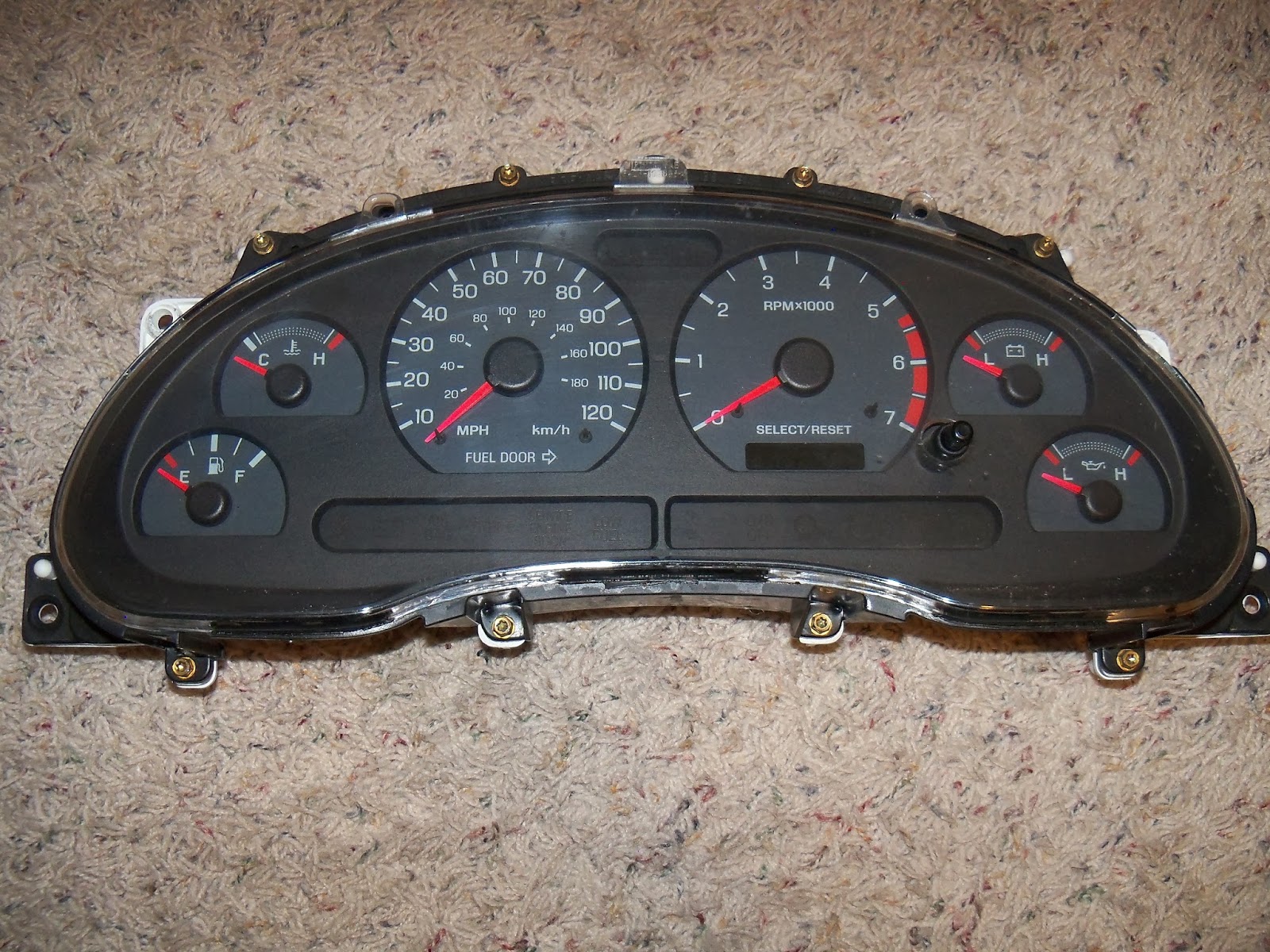 Mustang Parts: 2003 Ford Mustang OEM Instrument Gauge Speedometer Cluster