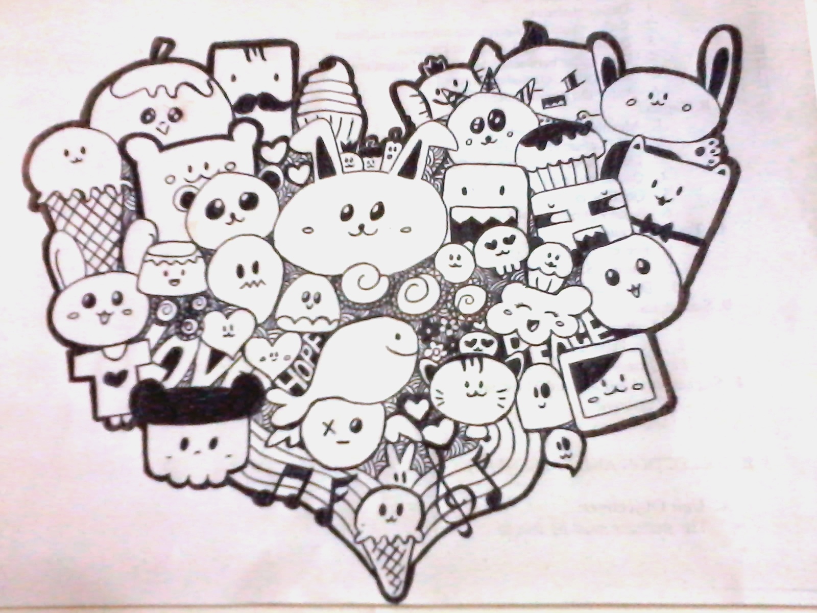 Made this doodle yesterday, and i think it turned out so cute. aside 
