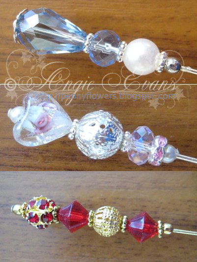 Penny Flowers Decorative Pins