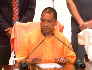 CM Yogi Adityanath In Action CM Yogi Adityanath In Action