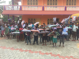 Everyone happy with their new bedsheets and pillows