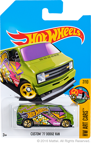 HW Custom 77 Dodge Van Special Colors Kmart Edition