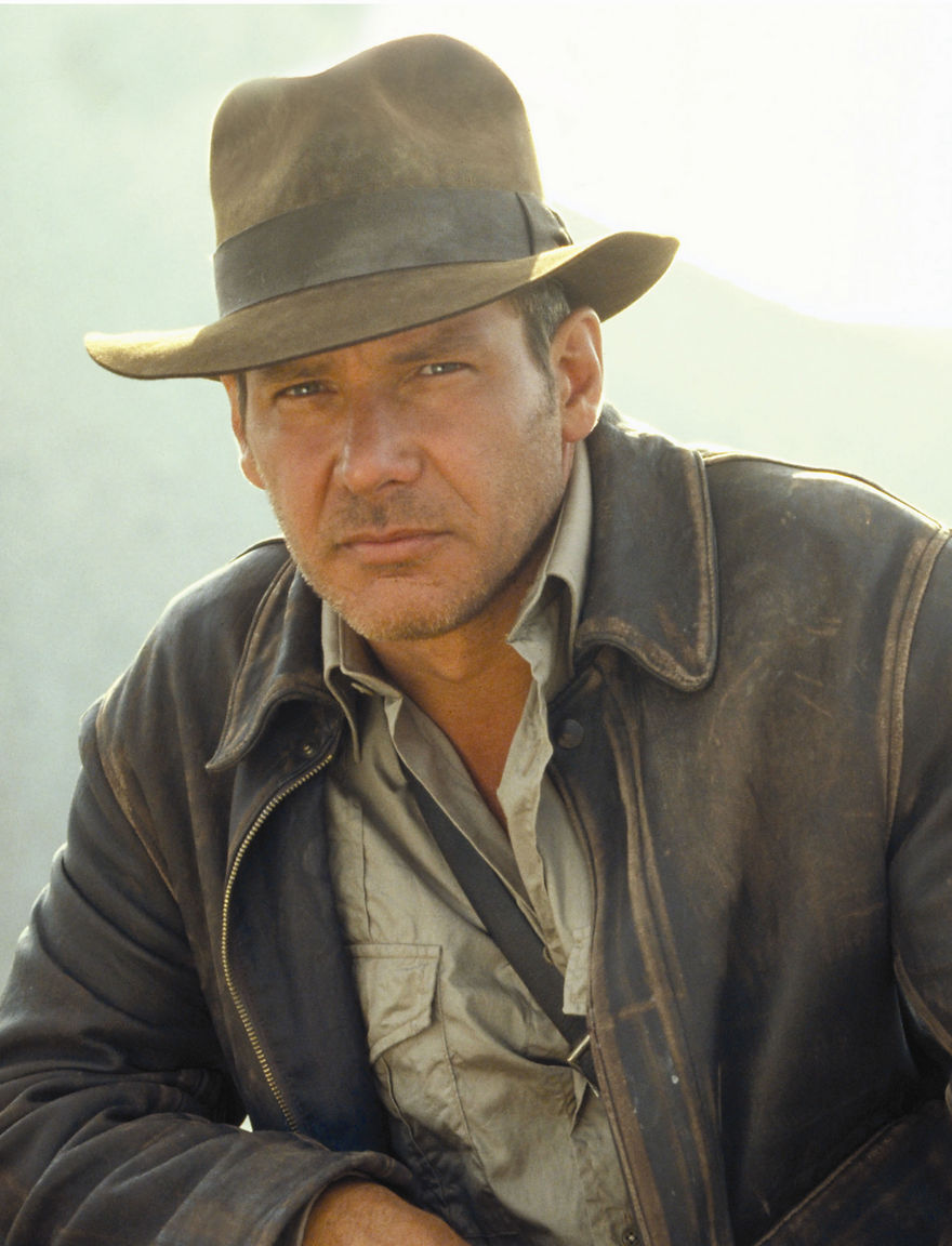 Harrison ford watches indiana jones