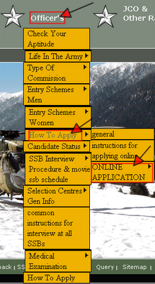 Indian Army TGC Recruitment 2013 Online Form Indian Army TGC Recruitment 2013 Online Form