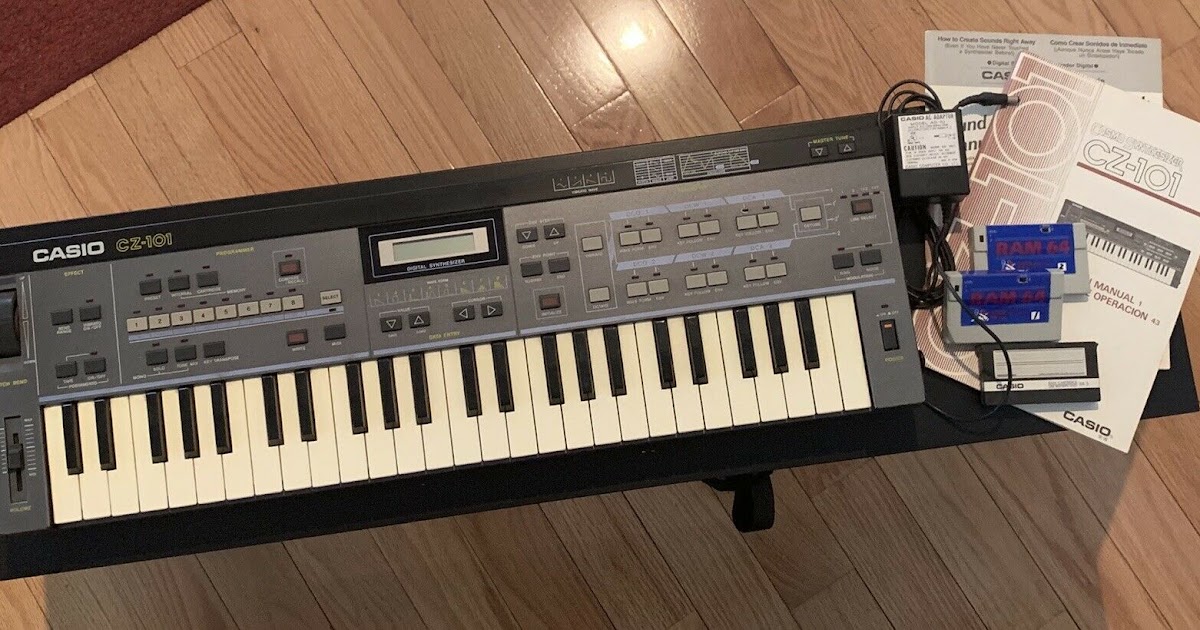 MATRIXSYNTH Casio CZ101 Synthesizer + Accessories
