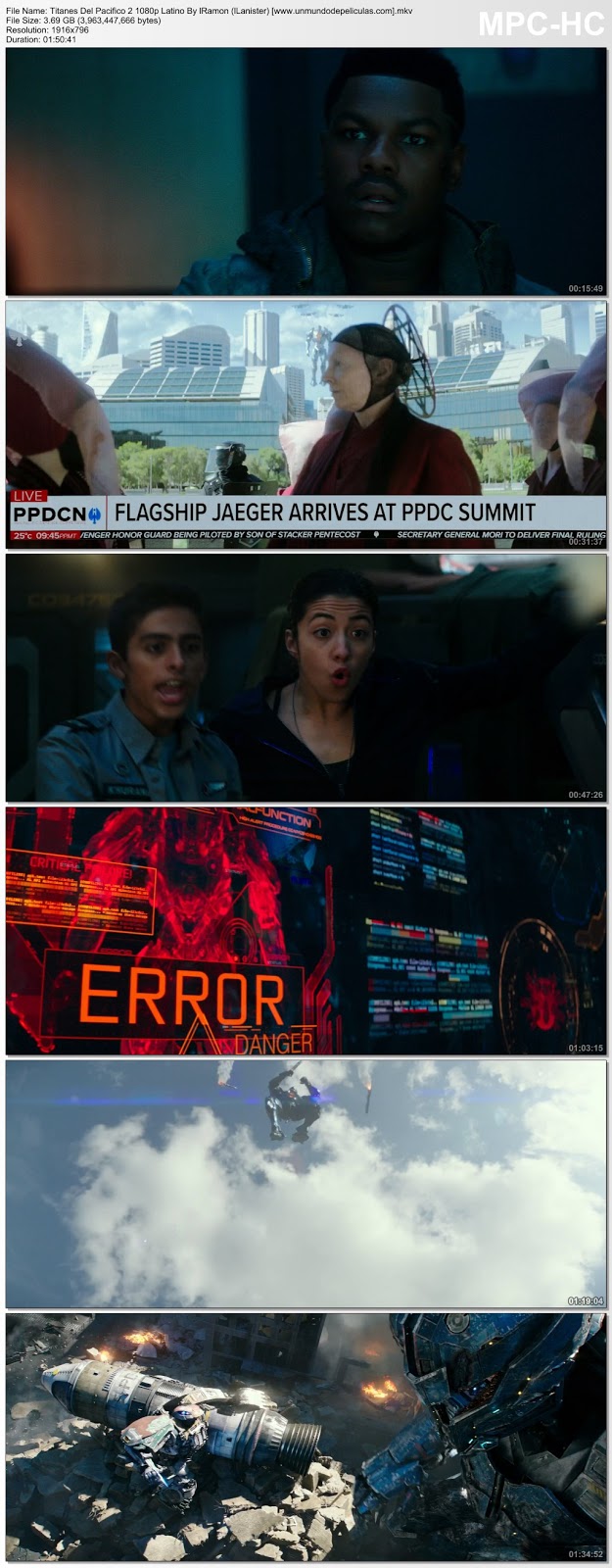 Capturas de la película.