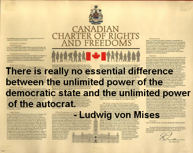 TANSTAAFL CANADA Canadian Charter Of Privileges And Serfdom