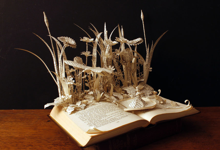 incredible book sculptures by Karine Diot Art Craft Gift Ideas