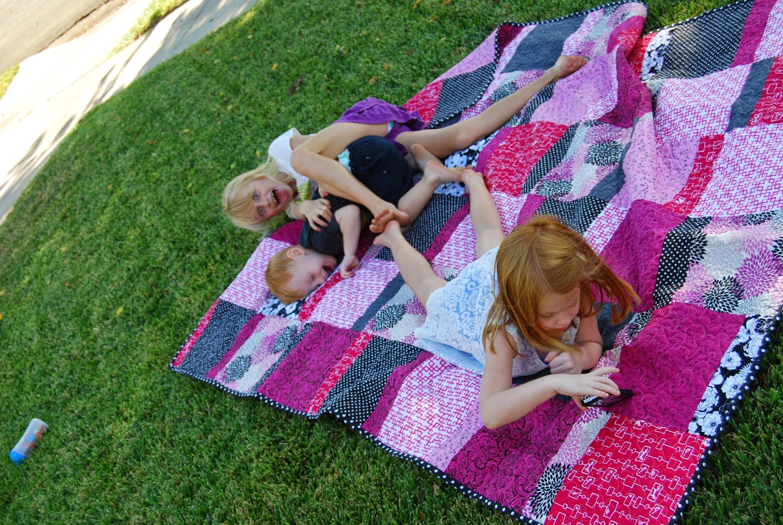 Two Belles and a Beau Largest Quilt yet, Three Years in the Making