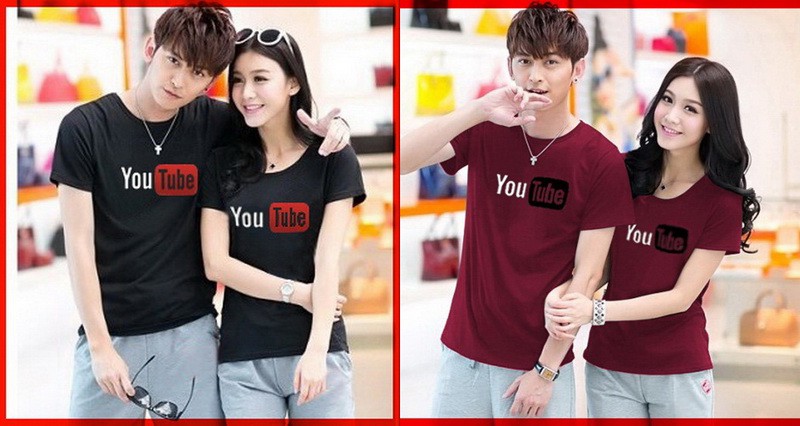 Jual Online Youtube Shirt Couple Murah Jakarta Bahan Combed Terbaru Jual Online Youtube Shirt Couple Murah Jakarta Bahan Combed Terbaru