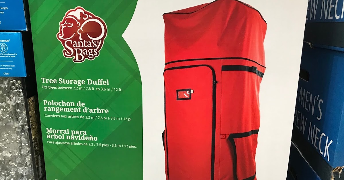 Santa's Bags Tree Storage Duffel Costco Weekender