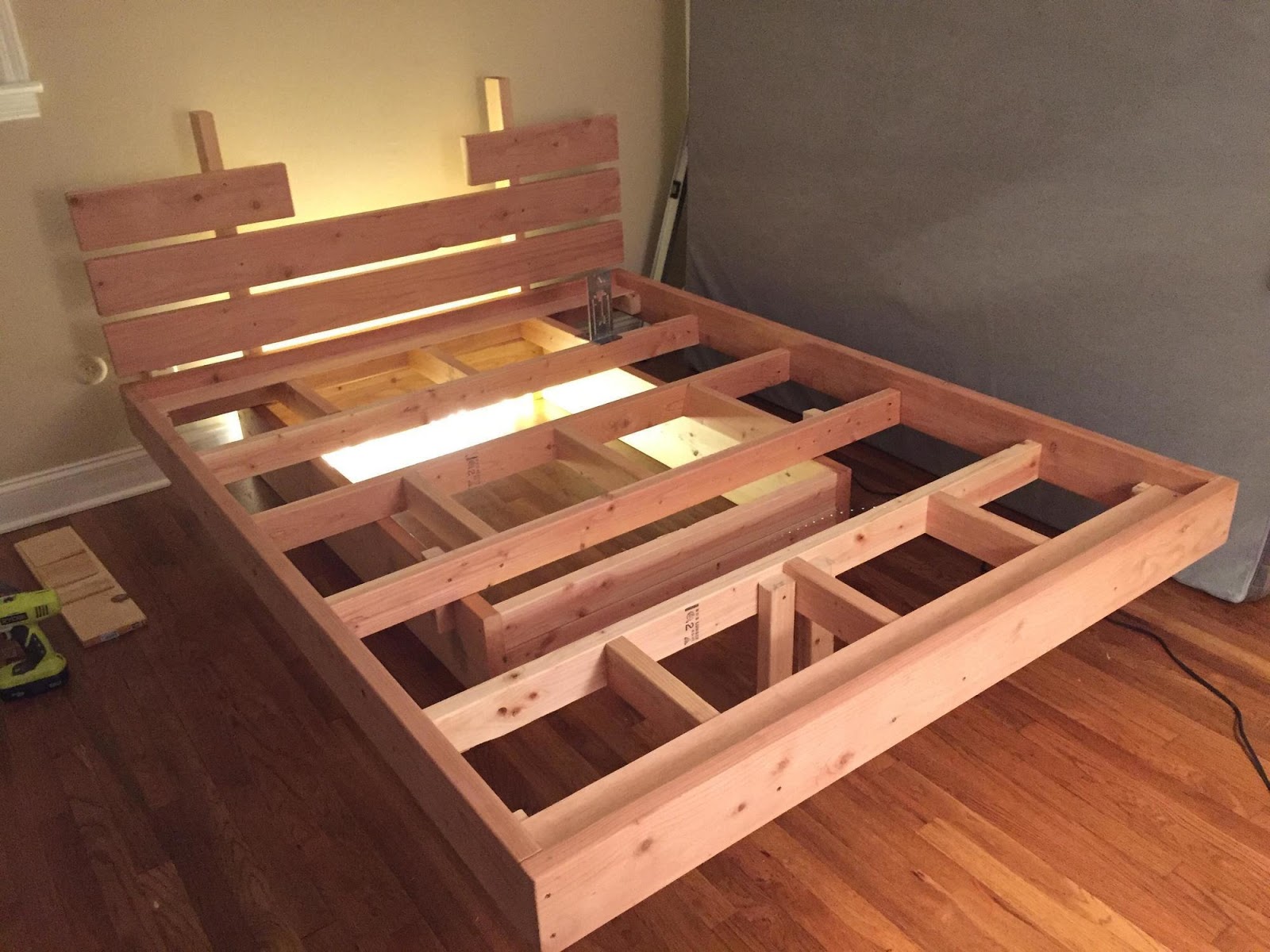 diy floating bed project for your room