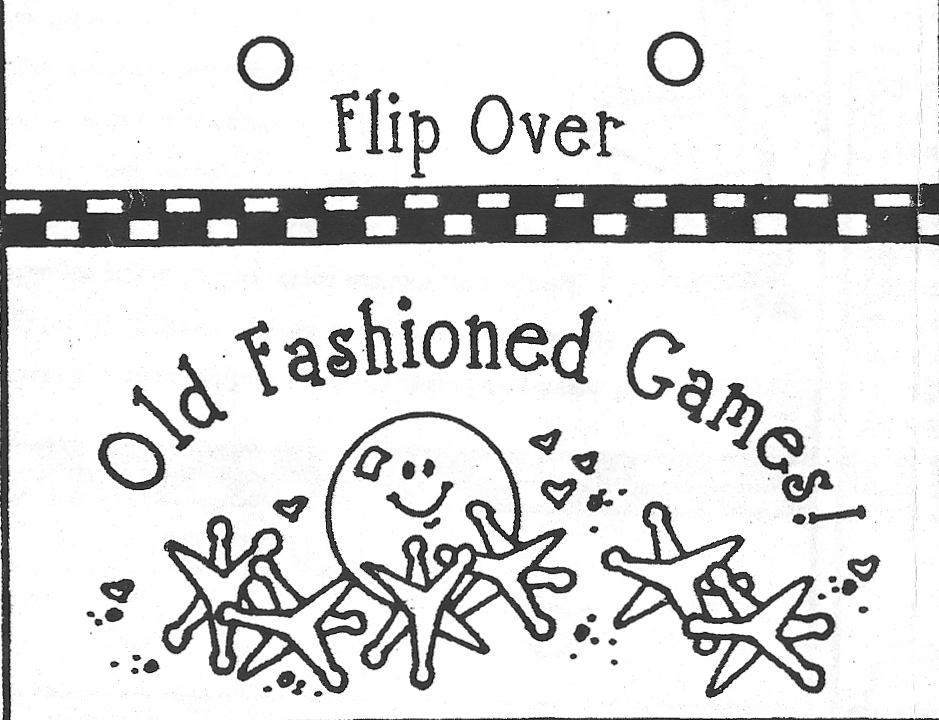 Homemaker's Journal Flip Over Old Fashioned Games