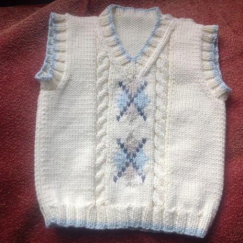 Beautiful Skills Crochet Knitting Quilting Argyle Vest Free Pattern