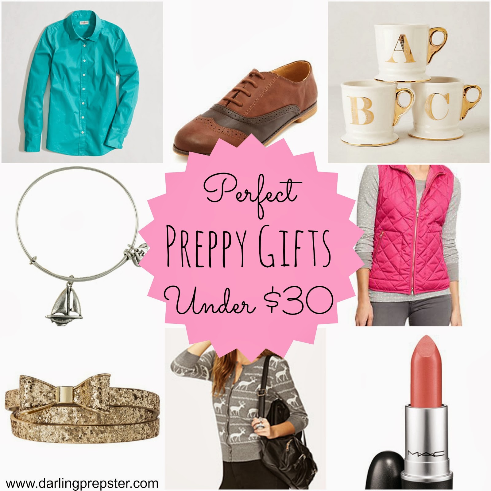 Preppy Gift Guide - Under $10 - Sugar Spice and Sparkle