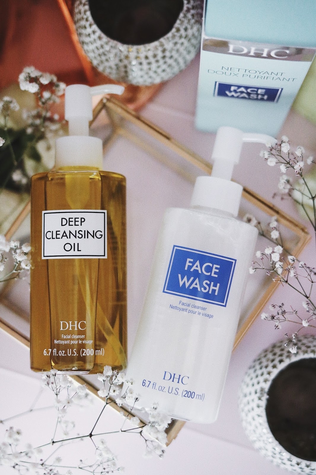 DCH , Double Wash , Deep Cleansing Oil , Face Wash , Agence Spirale , DCH FRANCE , huile d'olive , bio, soins visages bio, rituel japonais , blog beauté , revue , avis , rosemademoiselle , rose mademoiselle ,