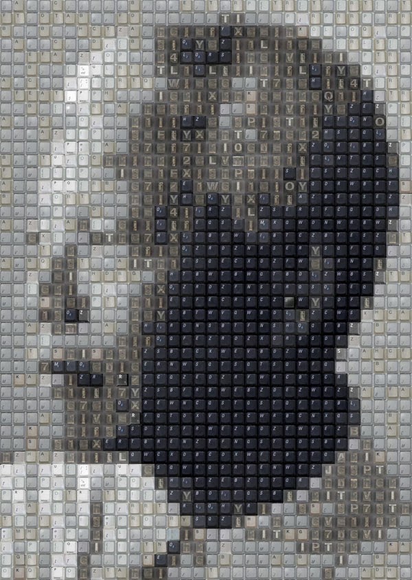 Nelson Mandela Button Portraits