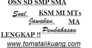 Download Soal Osk Sma Fisika 2018 Dan Kunci Jawaban Lengkap