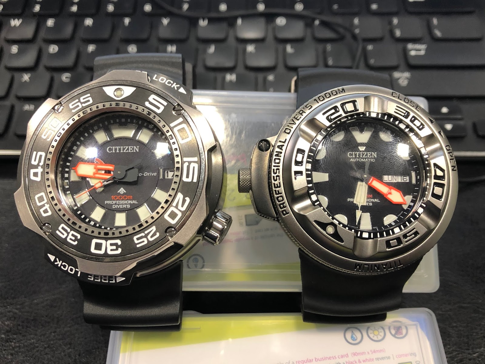 My Eastern Watch Collection: Head-To-Head: Citizen Promaster Eco-Drive