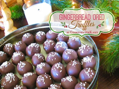 Gingerbread Oreo Truffles