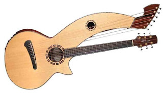 alat musik petik  Harpa Gitar
