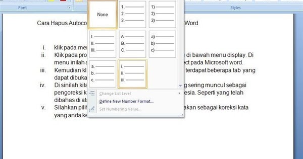 Cara Membuat Bullet Dan Numbering Di Microsoft Word Tutorial Gadget