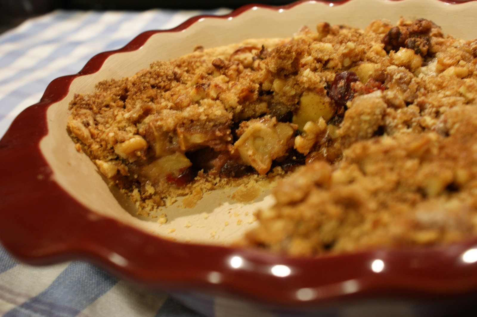 Becky Be Cookin': Cranberry Apple Streusel Pie