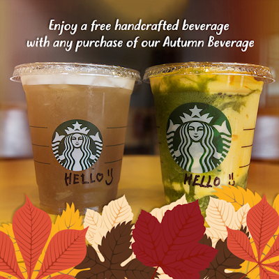 Starbucks Malaysia Frappuccino Autumn Beverage Buy 1 Free 1 Promo