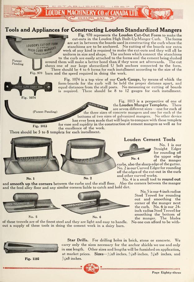 Trowel and Masonry Tool Collector Resource History of Louden