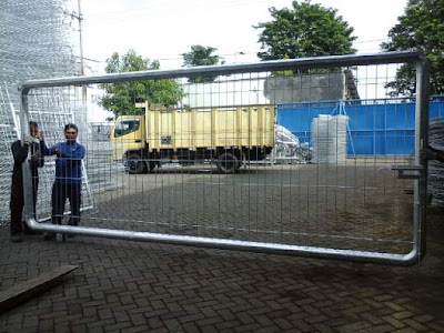 Jual Pintu Pagar BRC Pintu Dorong BRC