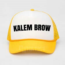 Topi sablon Kalem brow