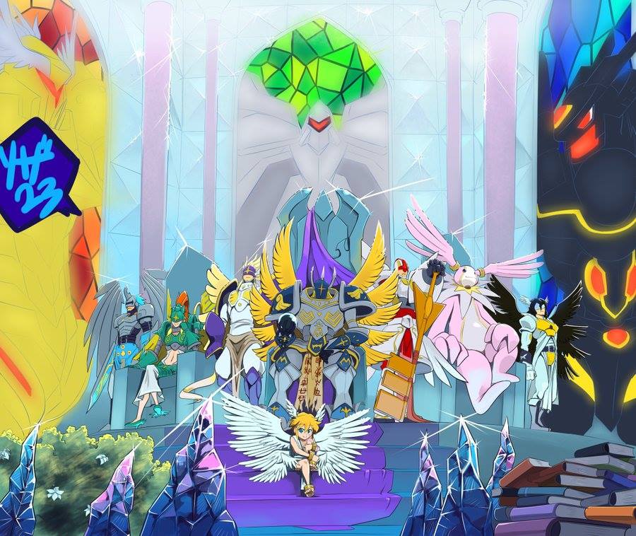 Novos Digimons anjos 