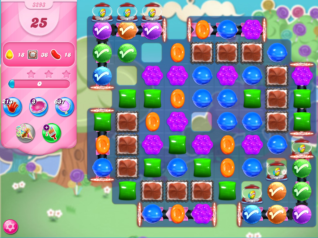 Candy Crush Saga level 3293 Candy Crush Saga level 3293