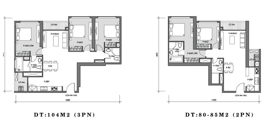 Mặt bằng Vinhomes Mỹ Đình