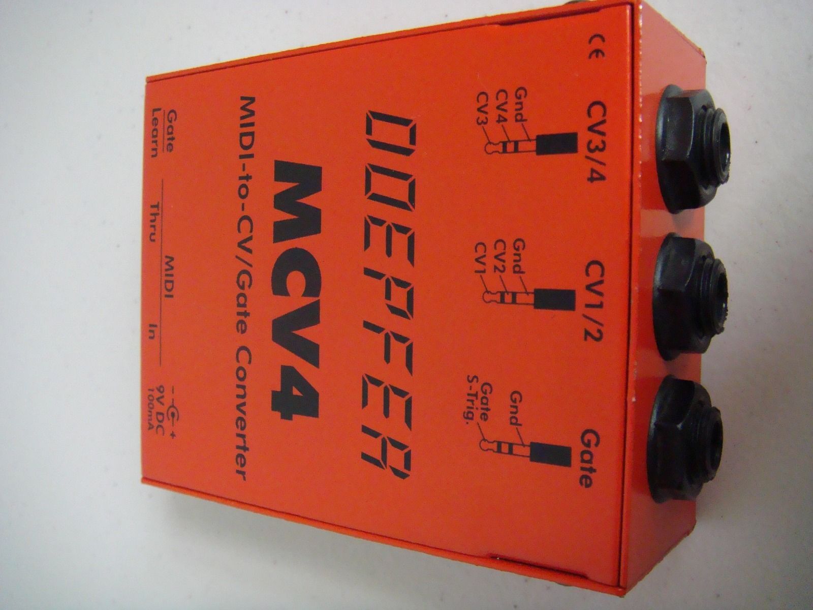 MATRIXSYNTH Red Doepfer MCV4 Midi to CV/Gate Interface