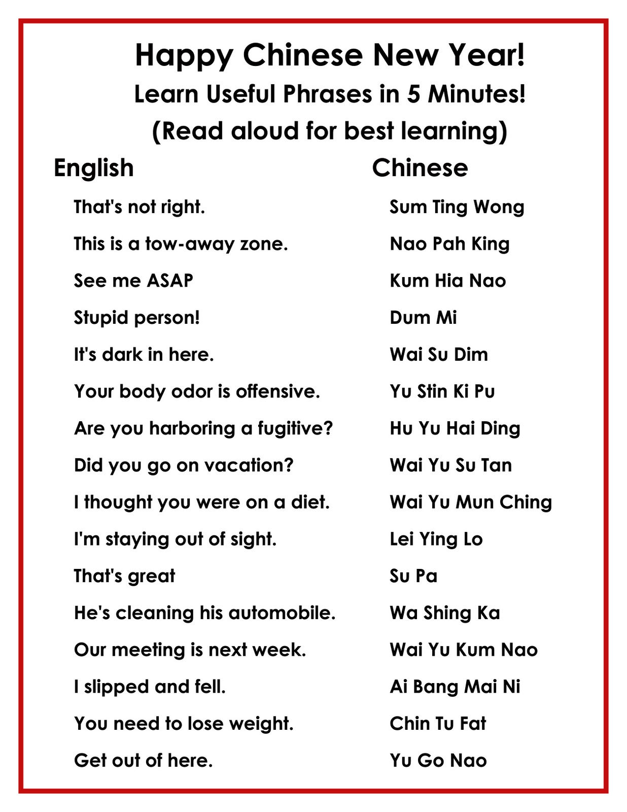 Asian Phrases 60