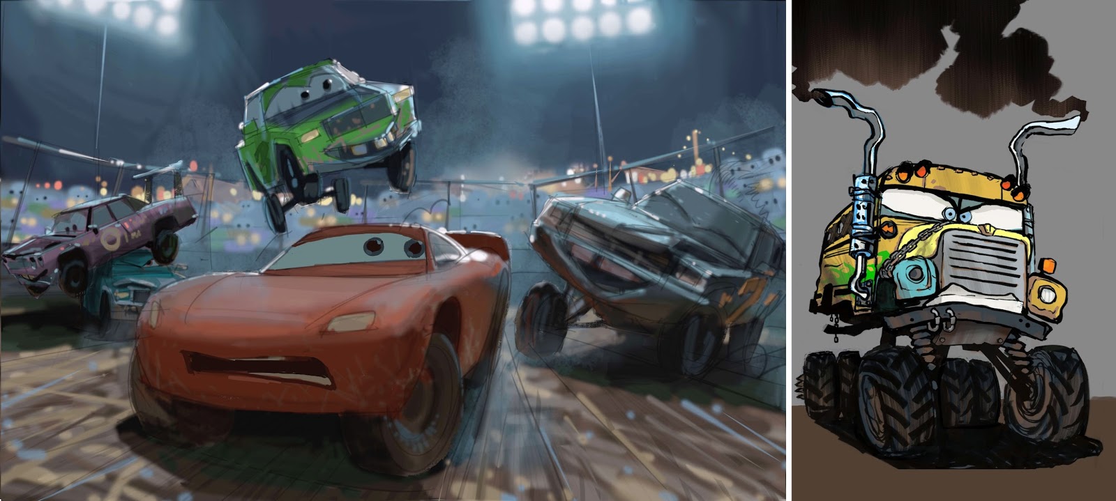 Mcqueen S Return Go Behind The Scenes Of Cars 3 Read Our Initial Review With Photos Concept Artwork More Pixar Post
