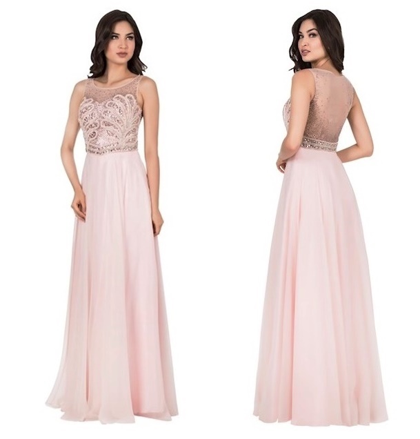 vestido de festa rosa claro vestido de festa rosa claro
