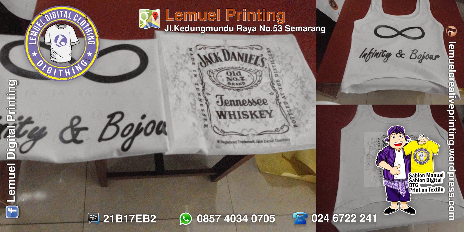 Lemuel Produksi Custom Jasa Sablon Berkualitas By