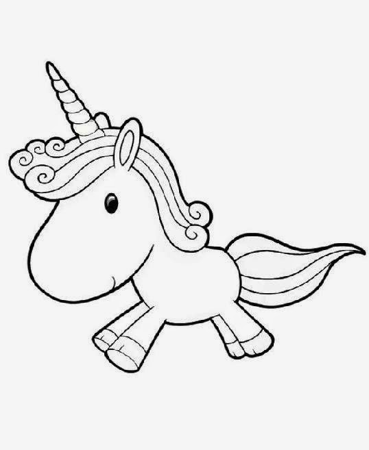 unicorn coloring pages for preschoolers - photo #11