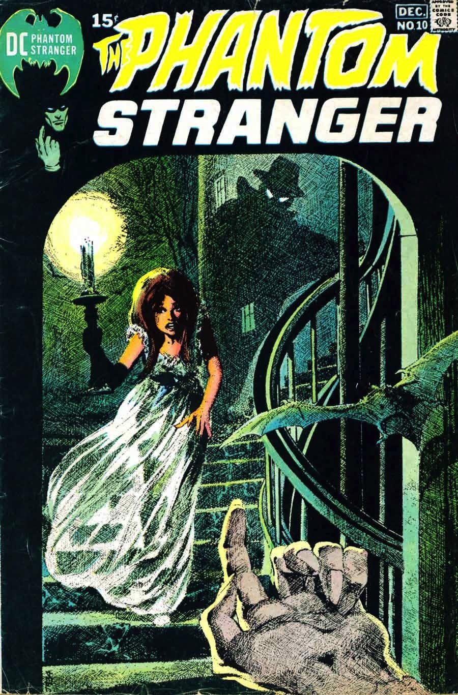 Phantom Stranger v2 #10 - 1970s dc horror comic book cover art by Neal Adams Phantom Stranger v2 #10 - 1970s dc horror comic book cover art by Neal Adams