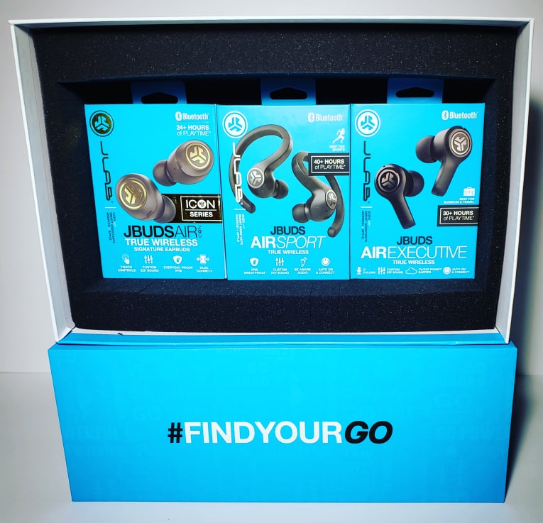 Holiday Gift Alert JLab Headphones 1 True Wireless Headphones under 100 at Best Buy Wrapped