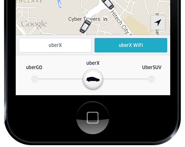 Uber in-car free WiFi arrives in Hyderabad