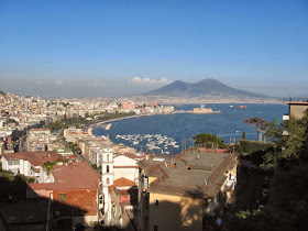 Vesuvius looms above the sprawling port city with its beautiful bay and panoramic views