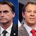 Jair Bolsonaro e Fernando Haddad decidirão eleição para presidente no segundo turno